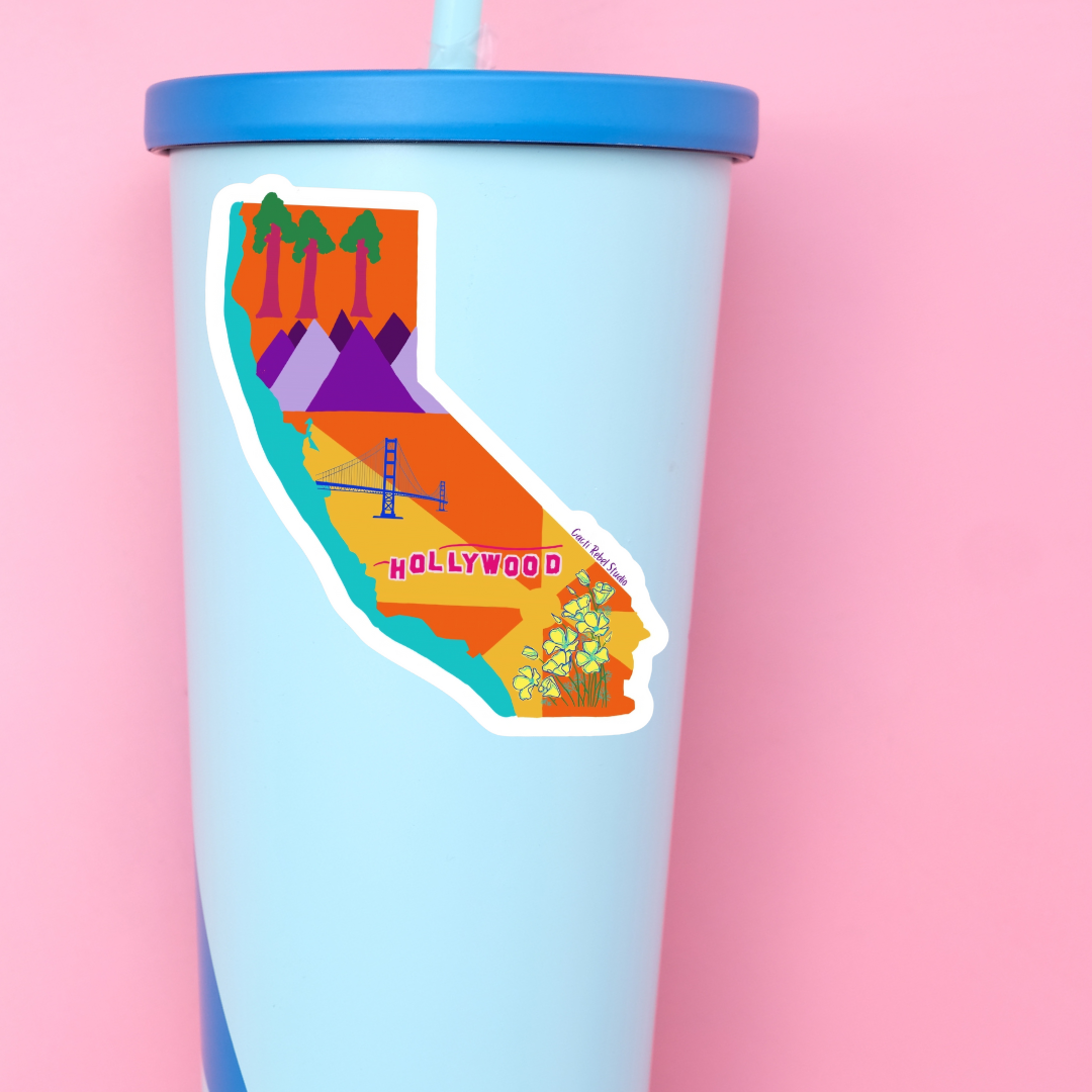 California Sunshine State Sticker
