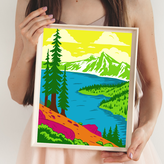 Crater Lake National Park Art Print