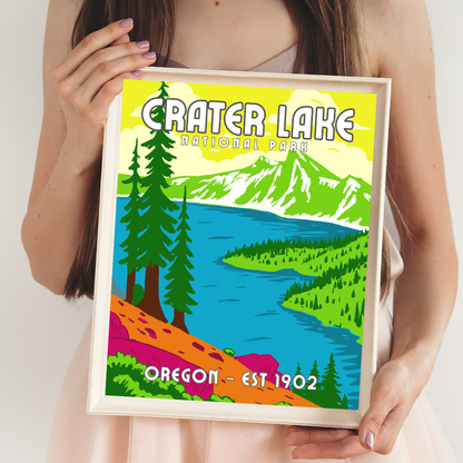 Crater Lake National Park Art Print