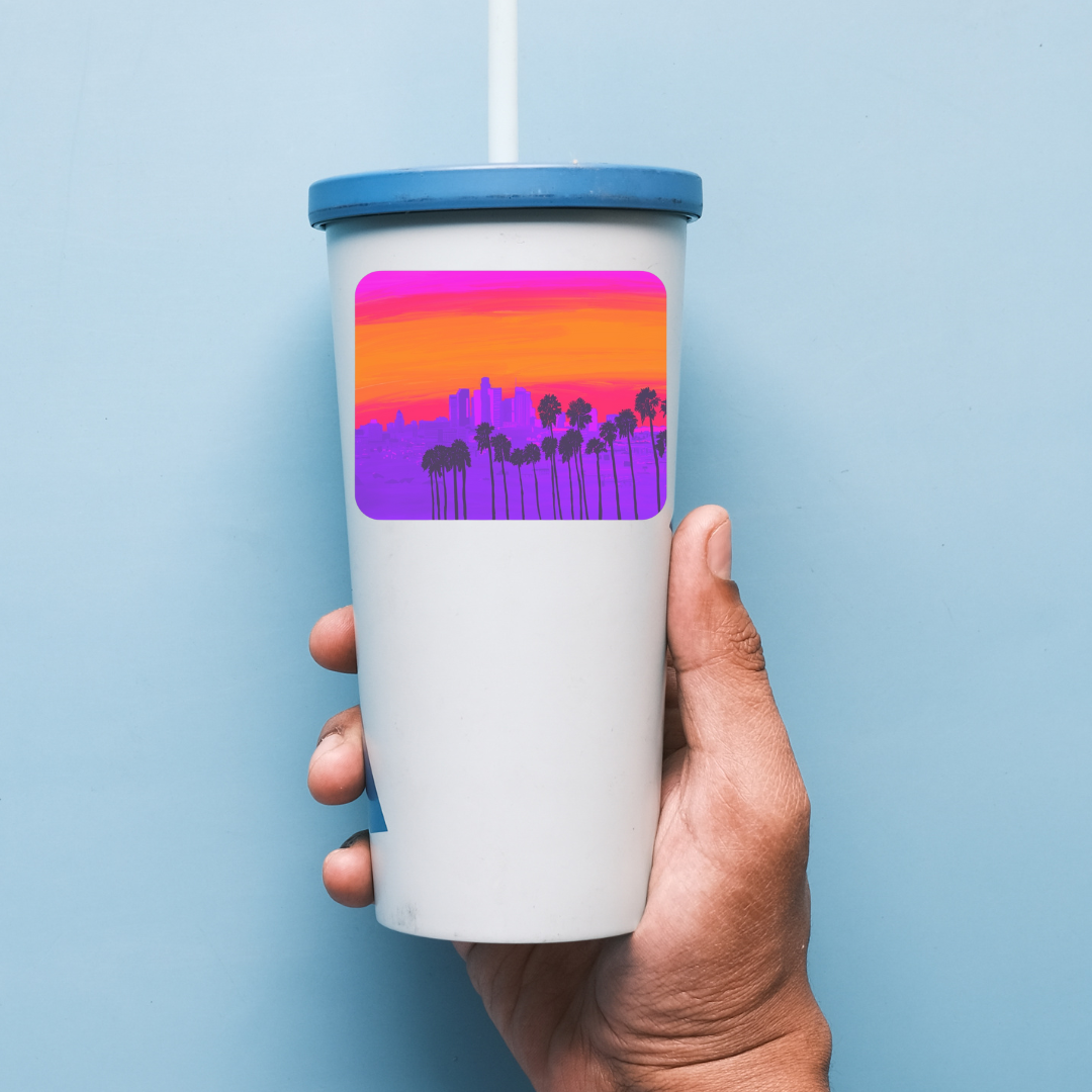 Los Angeles Skyline Sticker