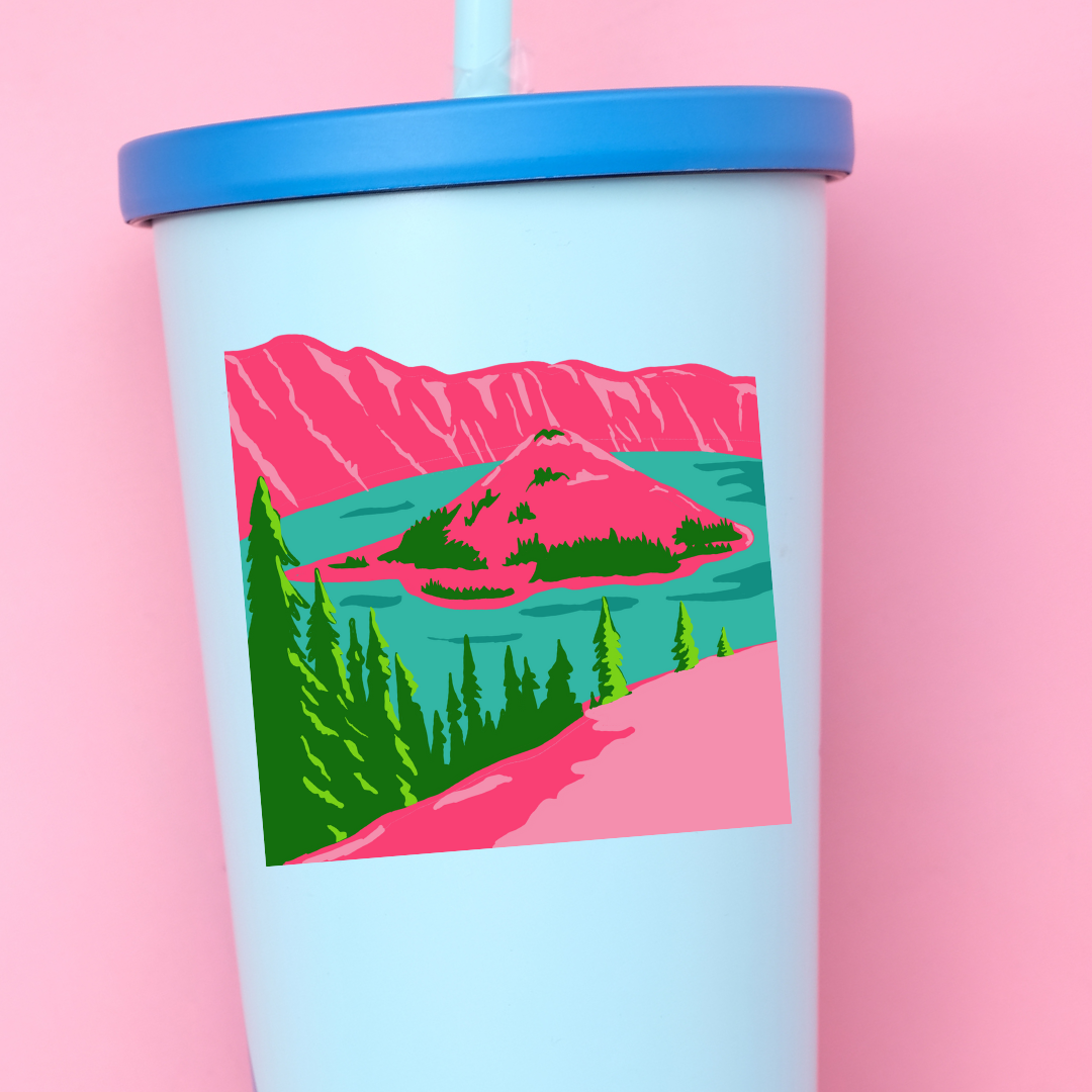 Crater Lake National Park Scenic Sticker: Oregon
