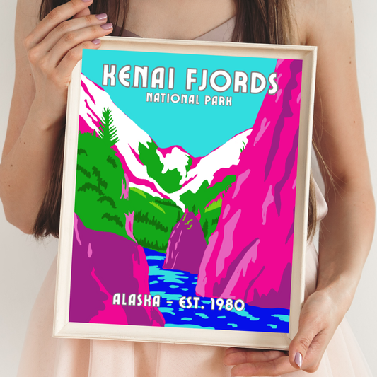 Kenai Fjords National Park Art Print