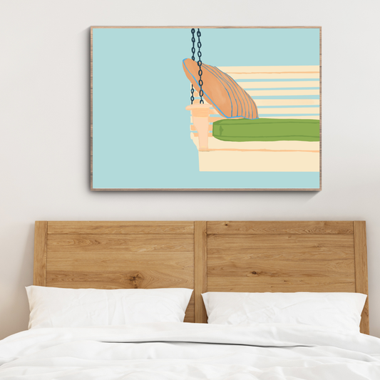 Porch Swing Art Print