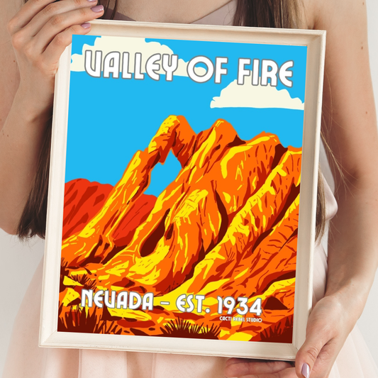 Valley of Fire Art Print