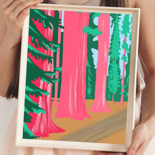 Sequoia National Park Art Print