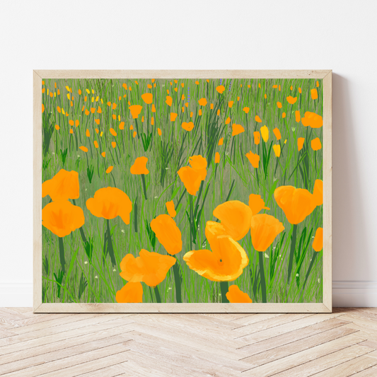 Yellow Poppy Art Print