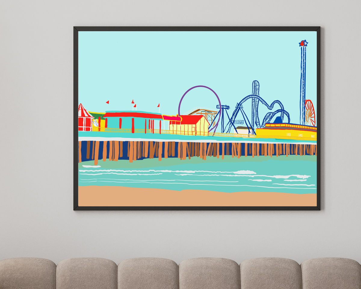 Galveston Art Print