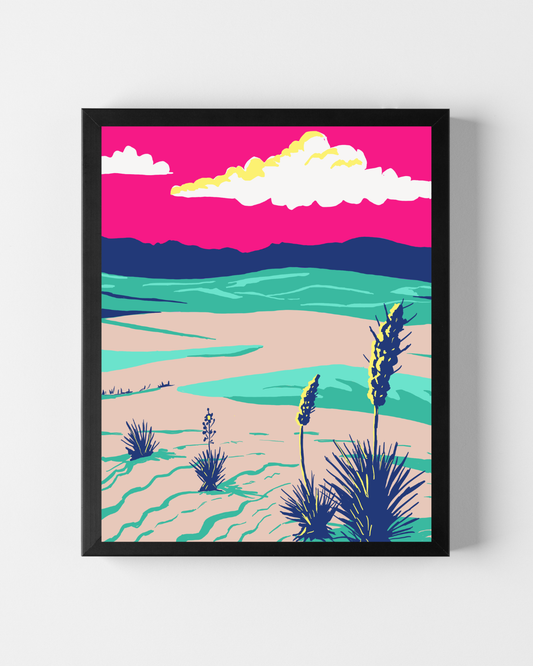 White Sands National Park Art Print