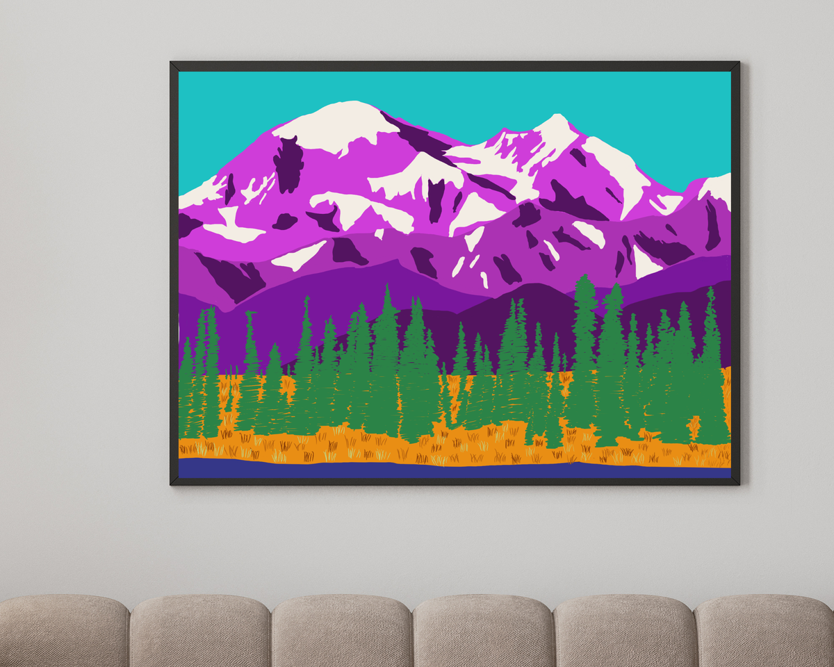Denali National Park Art Print