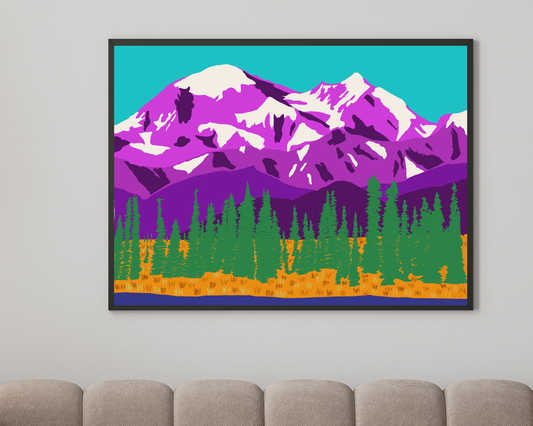 Denali National Park Art Print