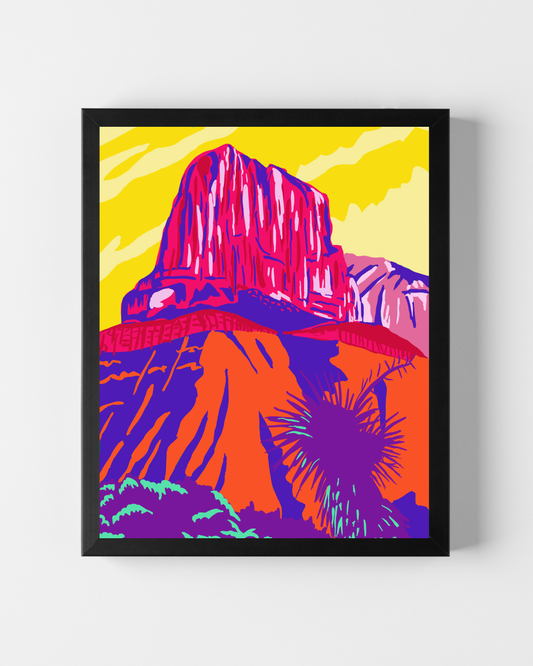 Guadalupe Mountains National Park Art Print