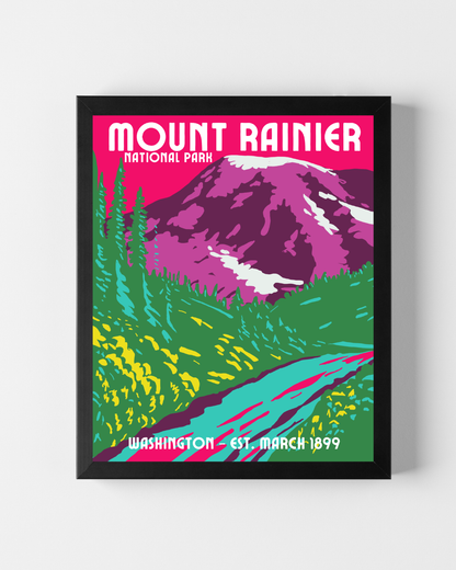 Mount Rainier National Park Art Print