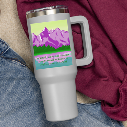 He Delighted in Me Scripture Sticker