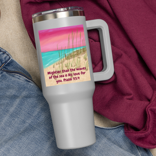 Mightier Than the Waves Scripture Sticker