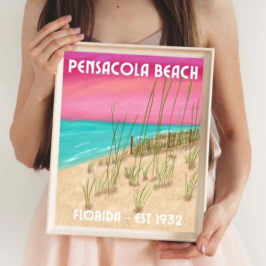 Pensacola Beach, Florida Art Print