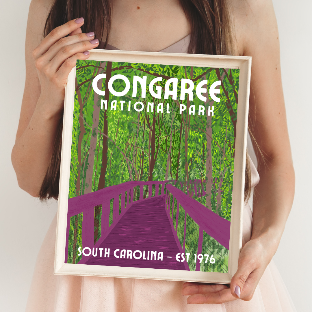 Congaree National Park Art Print