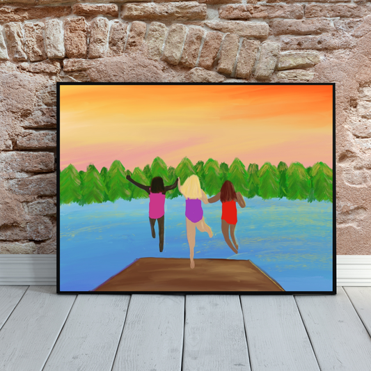 Summer Nights Art Print