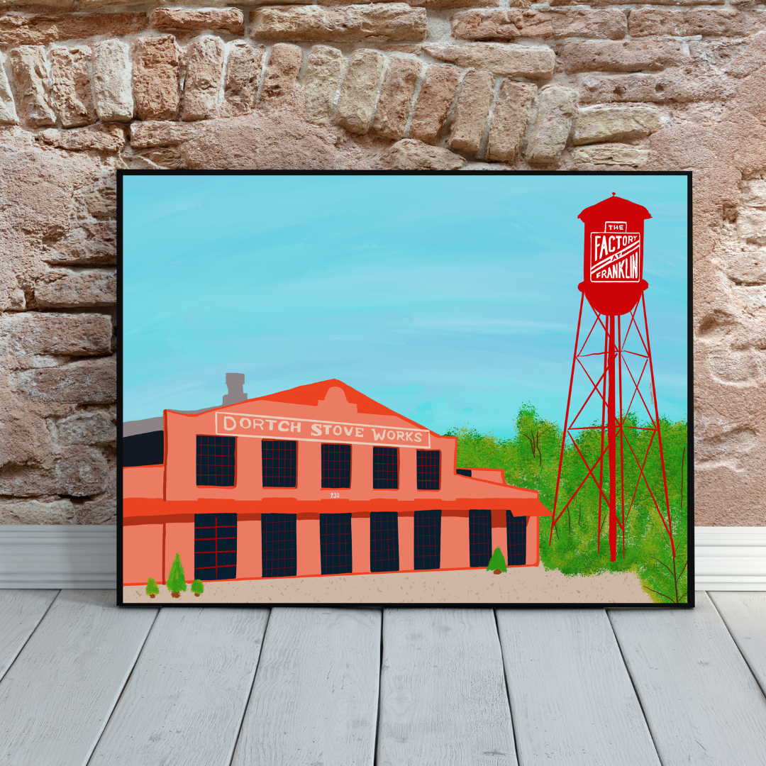 The Factory at Franklin Art Print