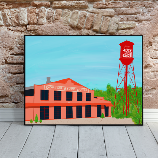 The Factory at Franklin Art Print