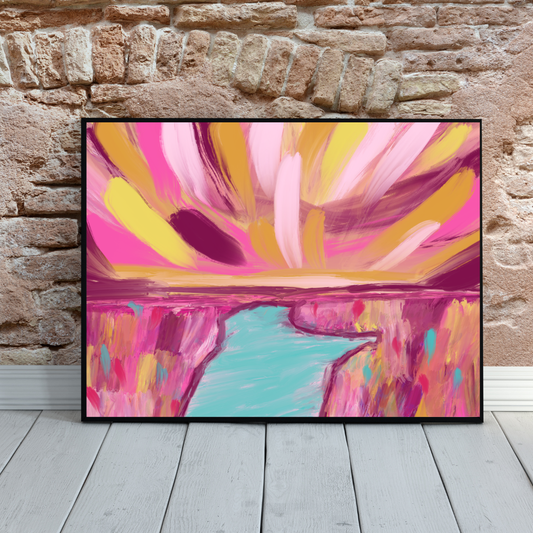 Last Light of Day Art Print
