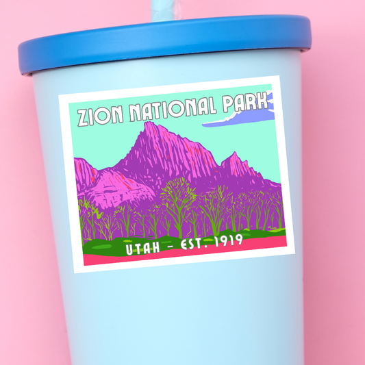 Zion National Park Sticker