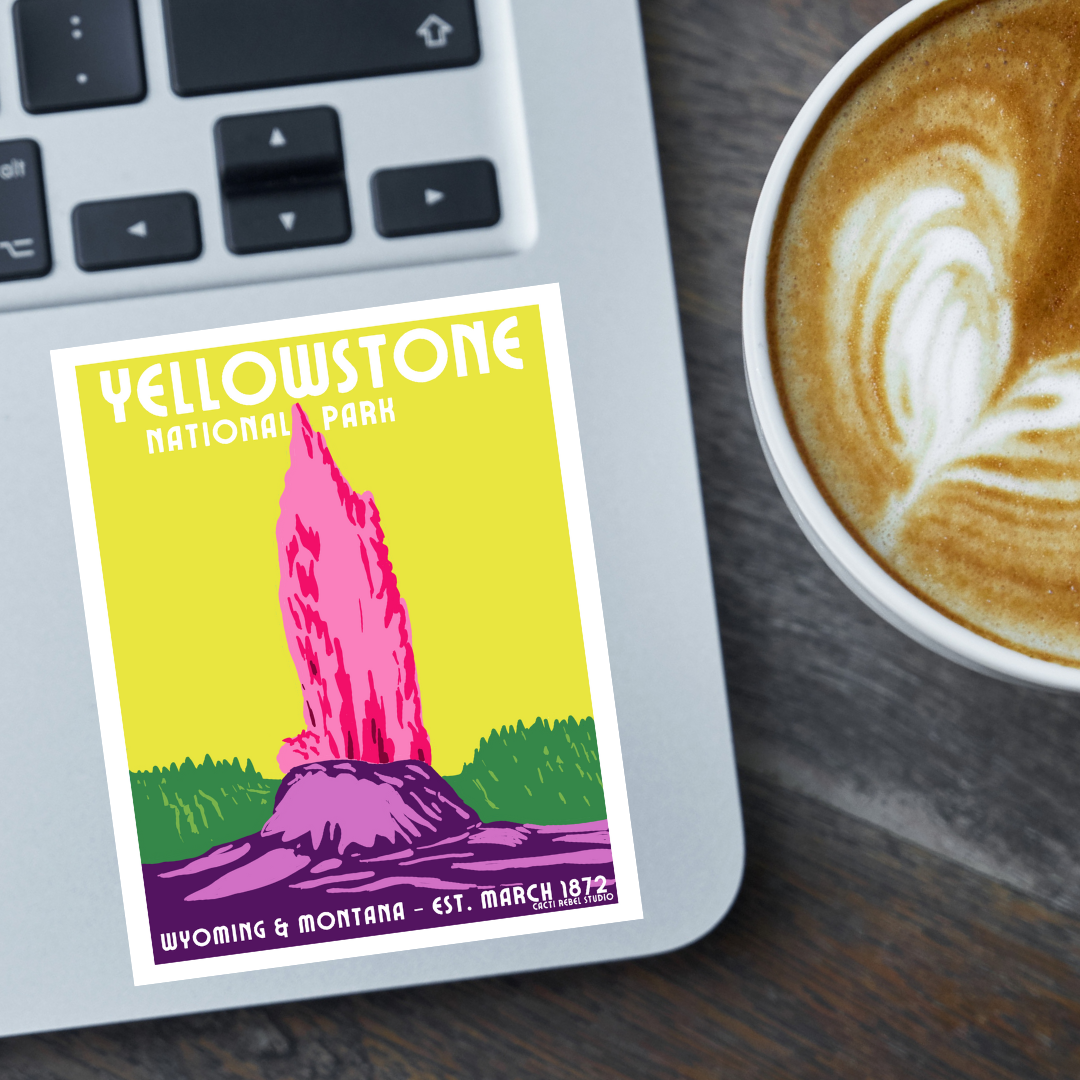Yellowstone National Park Sticker