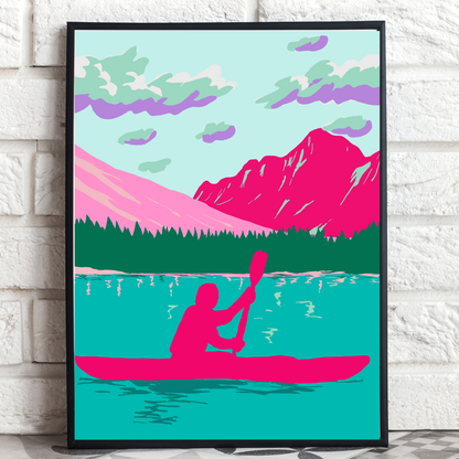 Glacier National Park Art Print
