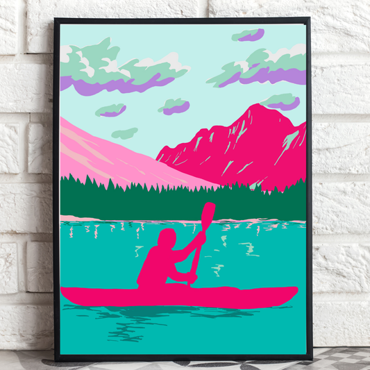 Glacier National Park Art Print