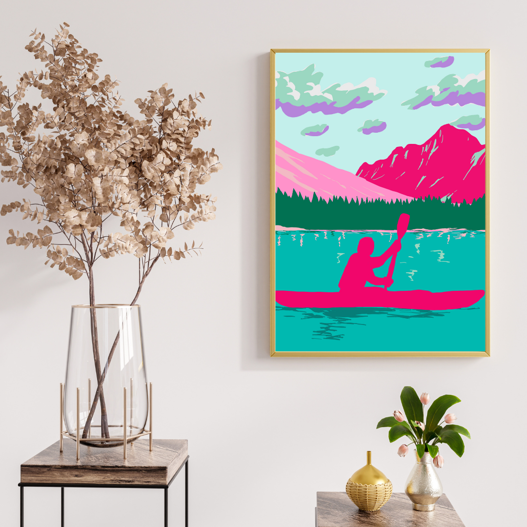 Glacier National Park Art Print