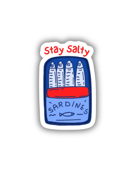 Stay Salty Sardines Sticker