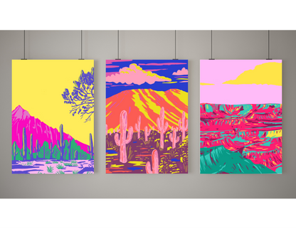 Saguaro National Park Art Print