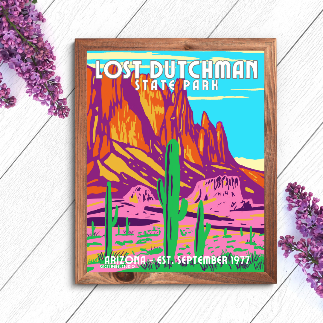 Lost Dutchman State Park: Arizona Art Print