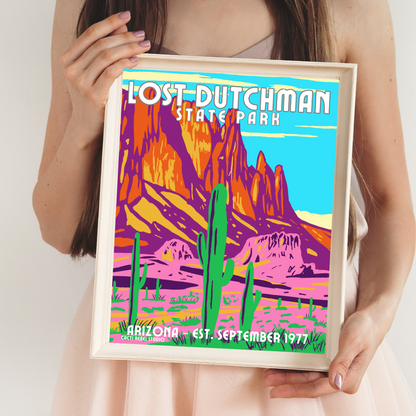 Lost Dutchman State Park: Arizona Art Print