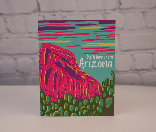 With Love from Arizona Greeting Card