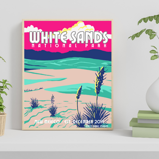 White Sands National Park Art Print