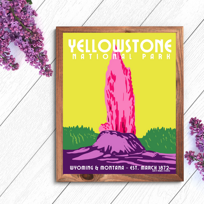 Yellowstone National Park Art Print